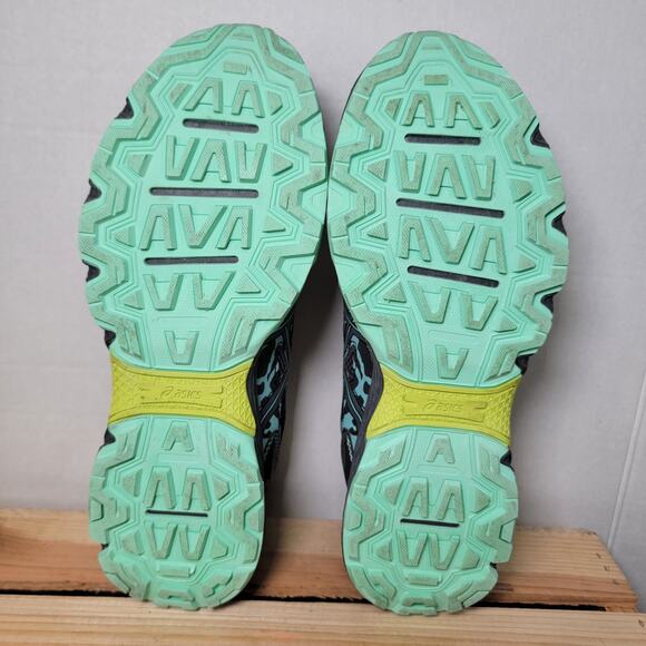 Asics Dark Grey Teal Trim Gel-Venture 6 Athletic Shoes - Size 10.5 - Picture 6 of 7